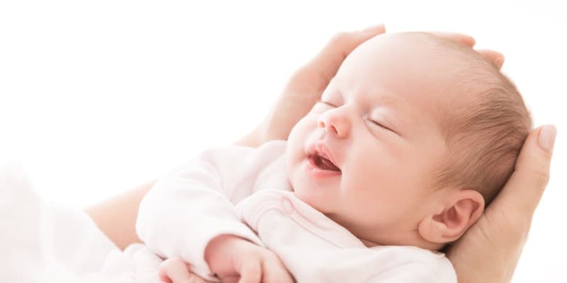 klątwa ondyny - zdjęcie przedstawia niemowlę